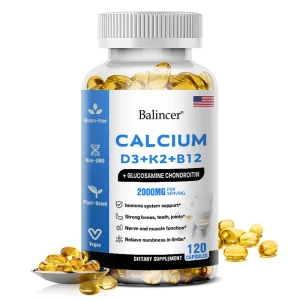 Calcium + Vitamins D3, K2 & B12 + Glucosamine Chondroitin