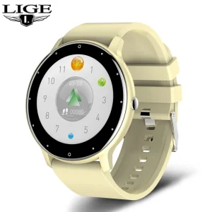 LIGE Smart Watch Men Women Full Touch Screen Sport Fitness